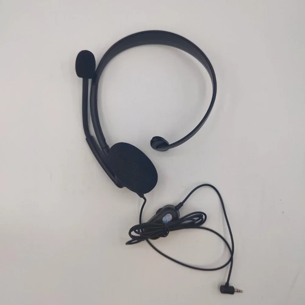 Microsoft Xbox 360 Black Headband Headsets